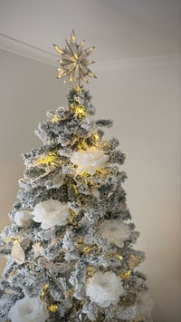 Image 3 of White Hanging Peony (with pearls)