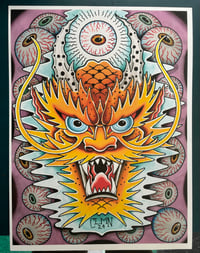 Dragon Head Print Large