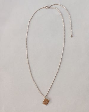 Image of 9ct yellow gold ‘With Love’ necklace