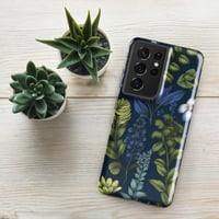 Image 25 of Art Nouveau Inspired Blue Boho Floral Tough case for Samsung®