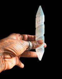 Image 1 of Selenite spiral wand 