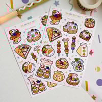 Image 3 of Assorted Fruit Dessert | Matte Sticker Sheet