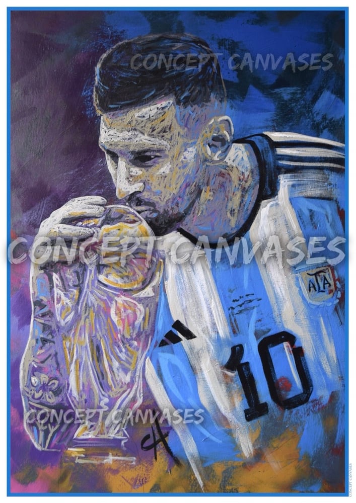 Image of Messi ‘A Picture…A Thousand Words’ A3 Print