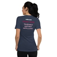 Image 6 of mom's turn to wine Unisex Short Sleeve V-Neck T-Shirt