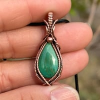 Image 2 of Tibetan Turquoise Pendant 💚