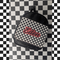 Image 3 of BAG: Personalised Checkerboard Backpack