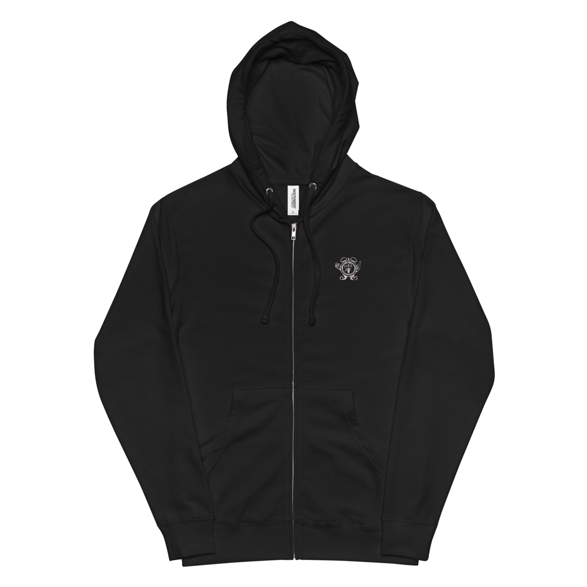 Ghost Clock Zip Up Hoodie