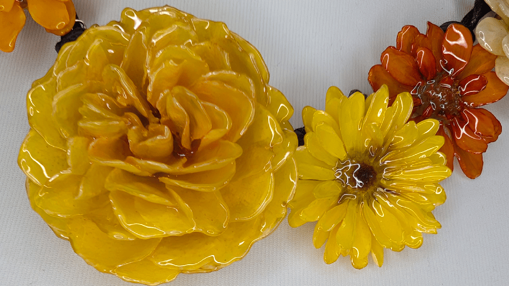 Image of OOAK Rose & Daisy Choker