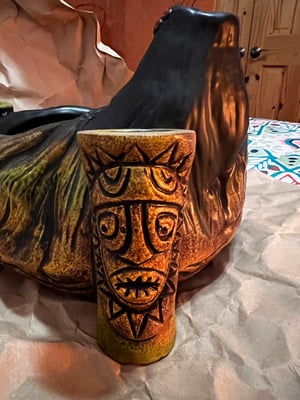 Image of Artist Proof AP04 of AP06 “I Lava You” Tiki Bowl 2018 By Tiki Diablo & Tahiti Gil