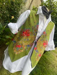 Image 6 of CHALECO FEITO A MAN. FOLIADA78. Talla M. 