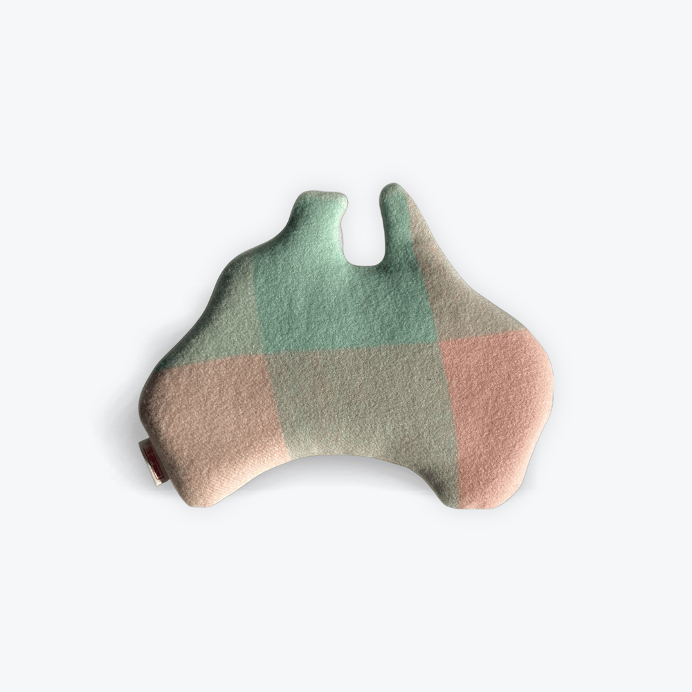 Image of Wheatpack - Australia Shape Pale Green and Peach