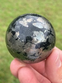 Image 9 of Pyrite In Magnetite Sphere #1607