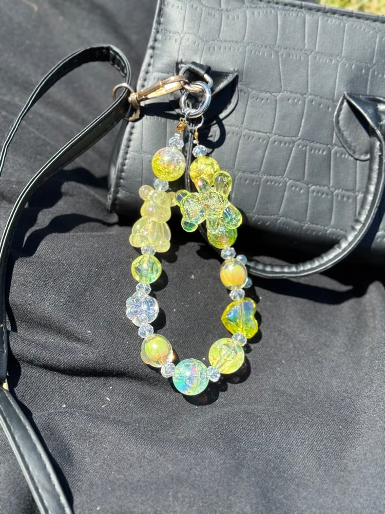 Image of Water Beads Bag Charm - Yellow
