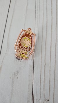 Image 2 of Mothman Lantern Enamel Pin