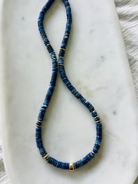 Image 5 of  *new* SODALITE + PYRITE necklace