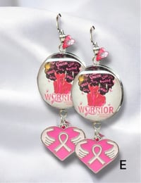 Image 6 of Breast Cancer Awareness Earrings