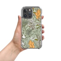 Image 1 of Art Nouveau Inspired Soft Multicolor Boho Floral Sketch Clear Case for iPhone®