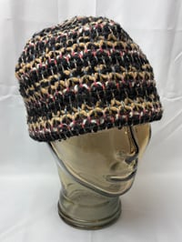Image 3 of RED AND ORANGE KNIT BEANIE
