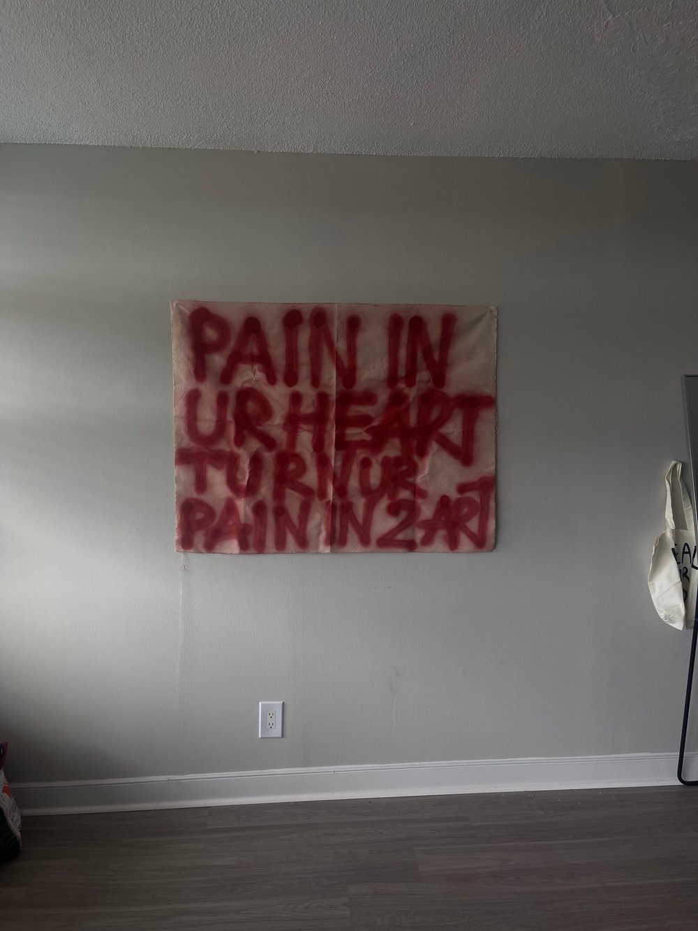 Image of “Pain in your heart” Tapestry