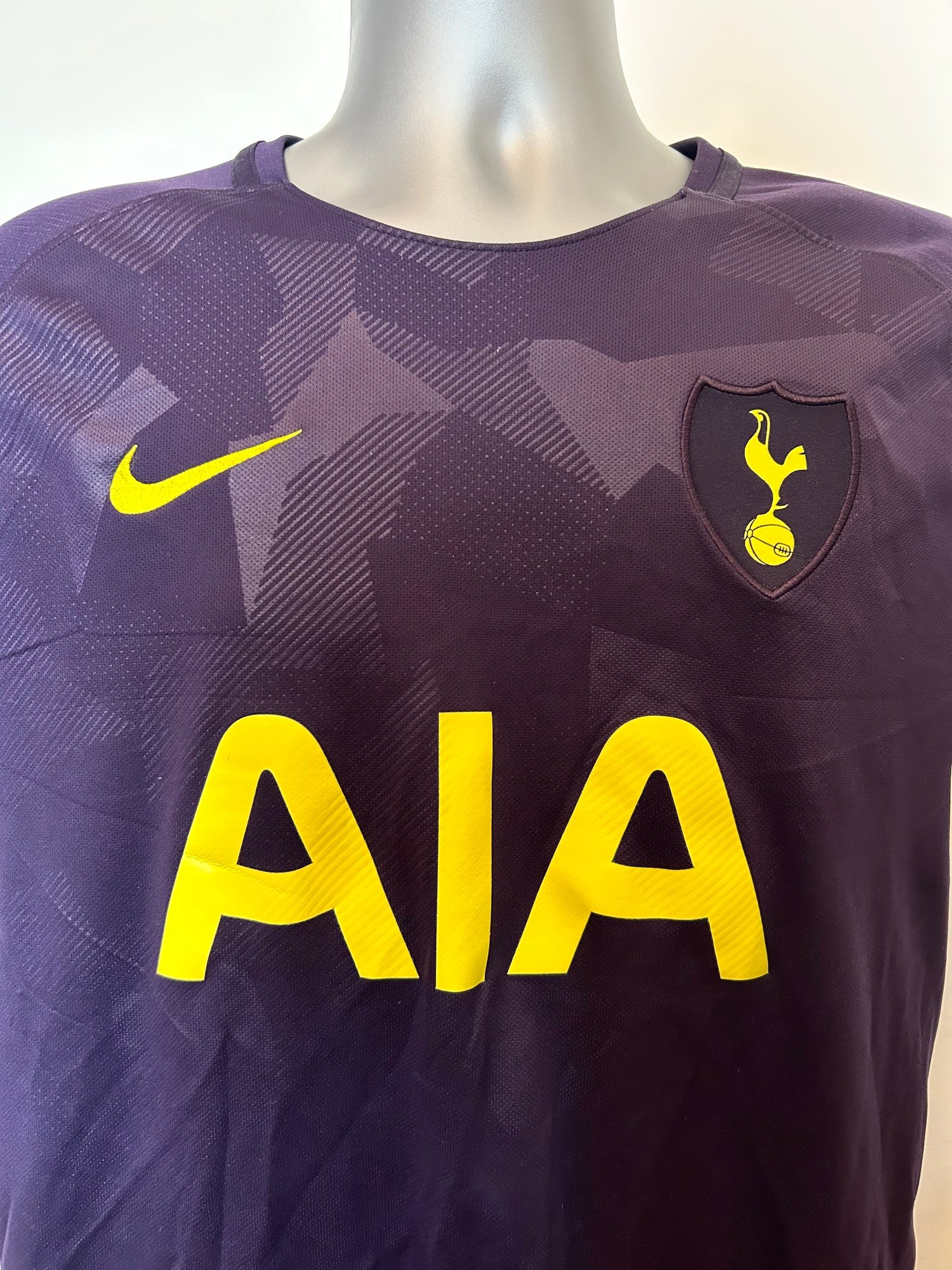 Image of Tottenham Hotspur “DEMBÉLÉ 19” 2017/18 Third Shirt + UCL patches (L) 