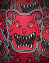 Devils Head Sticker