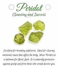 Image 4 of Peridot Tiny Chip necklace 