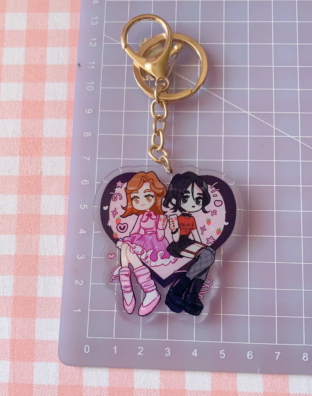 Image of NANA Hachi Chibi Keychain