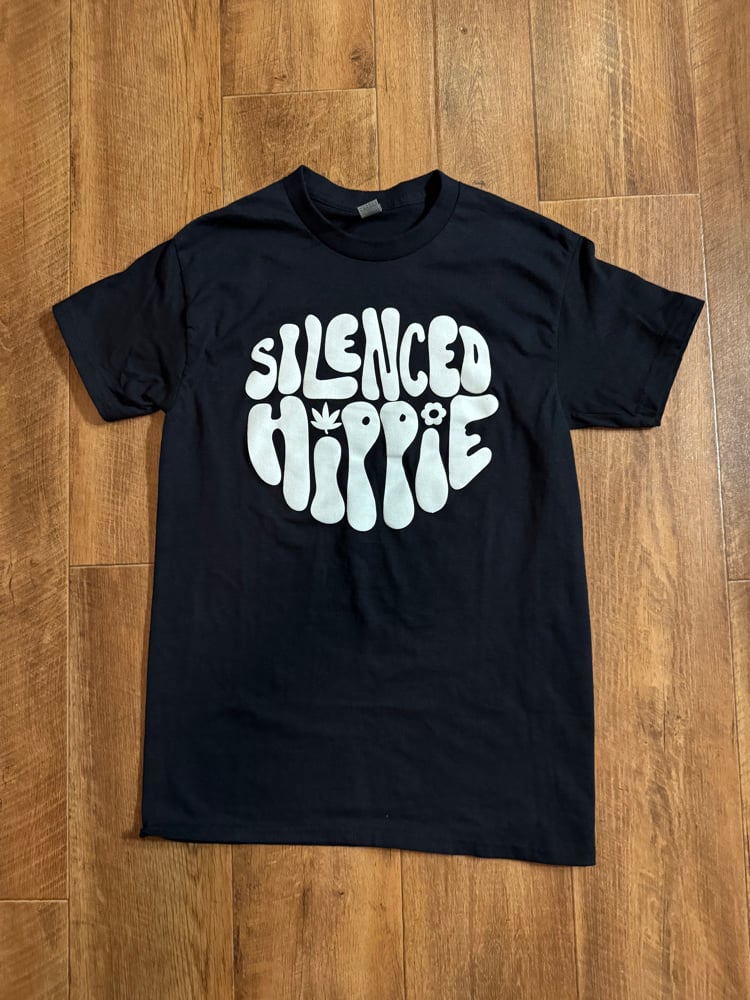 Image of Black Silenced Hippie Tee