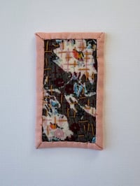 Image 1 of Business Card No. 2 - tiny art quilt 
