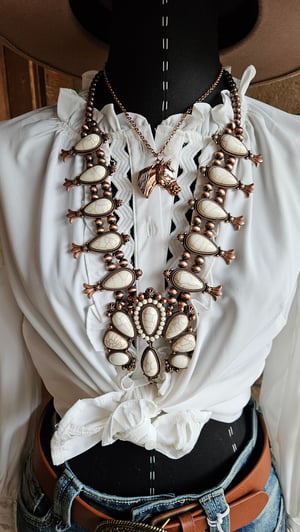 Image of Cream Western Necklace