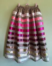 Image 1 of tan ribbon skirt 