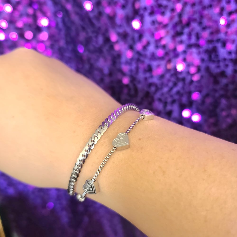 Image of "Hlub" Double Layered Bracelet - 18K Gold Plated, Hypoallergenic