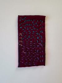 Image 4 of Bleach Series No. 4 - tiny art quilt