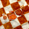 taiyaki charm and sticker