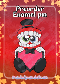 PREORDER - TADC - Caine heart Enamel Pin badge