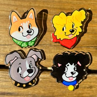 Image 1 of Doggies Acrylic Pins