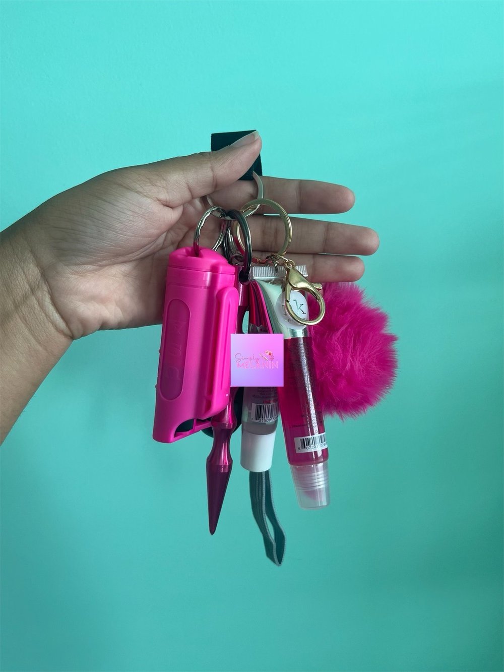 Image of self defense keychains 💜. 