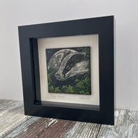 Image 2 of ‘SECONDS’ Ivy Moon ~ Original ‘Mini’ Framed Artwork ~ Please read description