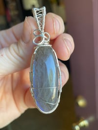 Image 3 of Gray Labradorite Pendant 