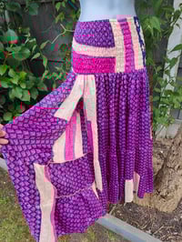 Image 2 of Zara Split Skirt- Purple Navy