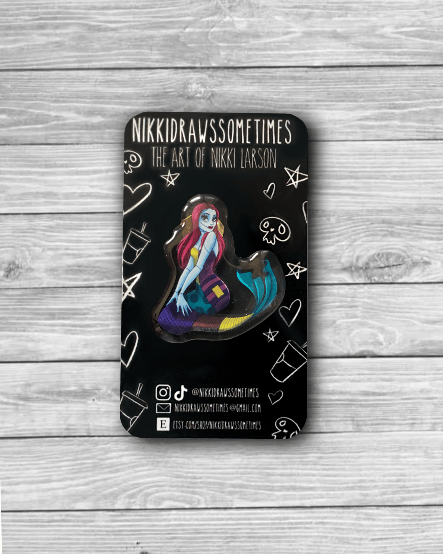 Nightmare Before online Christmas Sally Mermaid LE30 Fantasy Pin