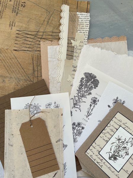 Image of Creative Palette Of Gathered Pages #5
