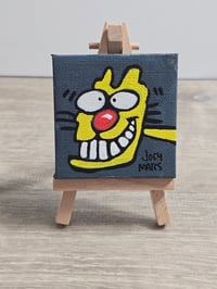 Image 4 of Spe 5 2.5x2.5 Inch Original Painting by Joey Mars 