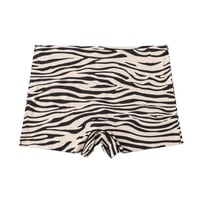 Image 3 of Zebra Sculpting Mini Shorts **Great stretch**