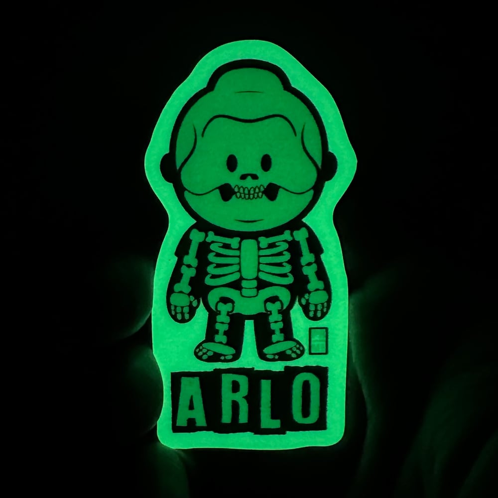 Image of Glow in the dark Arlo sticker