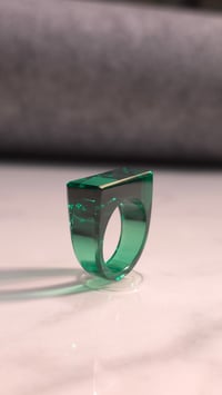Image 2 of Emerald Signet Thick