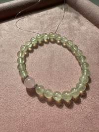 Image 1 of Prehnite 葡萄石粉晶手链