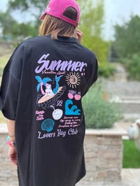 Image 1 of T-shirt dress black 