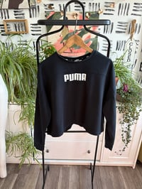 Image 1 of Puma light weight sweatsuit crop sweats
