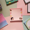 cartoon memo pad